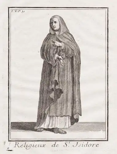 Religieux de S.t Isidore - Saint Isidora / nun Nonne / Mönchsorden monastic order / Ordenstracht order habit