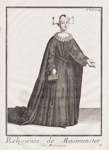 Religieuse de Masmunster ou Moisevaux - Masevaux Masmünster Elsass Alsace nun Nonne soeur / Mönchsorden mona