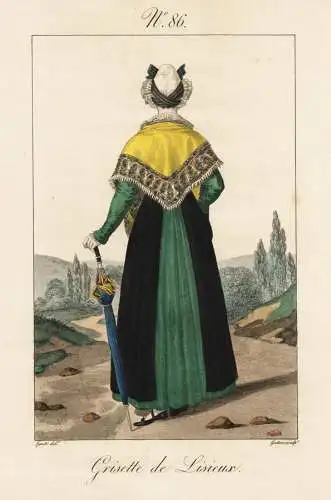 Grisette de Lisieux - Calvados Normandie France Frankreich / costume Tracht costumes Trachten