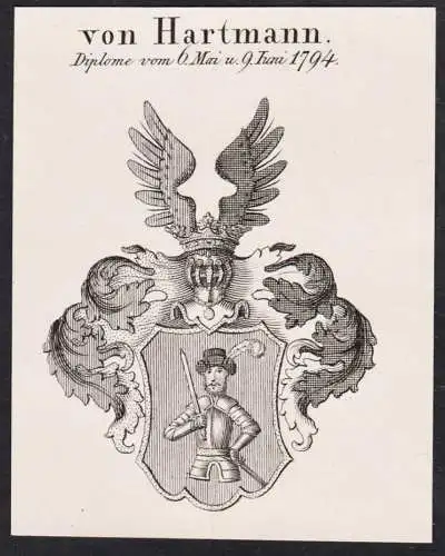 von Hartmann -  Wappen Adel