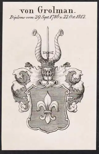 von Grolman -  Wappen Adel