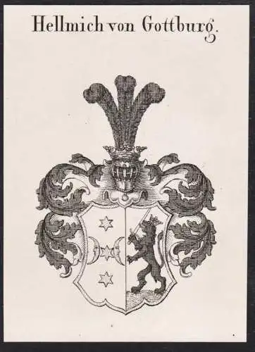 Hellmich von Gottburg -  Wappen Adel