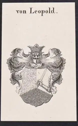 von Leopold -  Wappen Adel