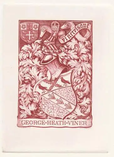 George Heath Viner - George Heath Viner (1864-1955) Exlibris collector Sammler / Exlibris ex-libris Ex Libris