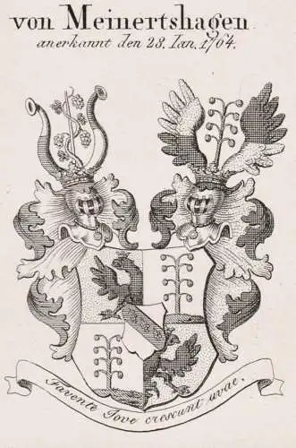 von Meinertshagen -  Wappen Adel