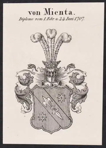 von Mienta -  Wappen Adel