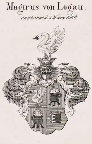 Magirus von Logau -  Wappen Adel