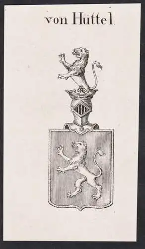 von Hüttel -  Wappen Adel