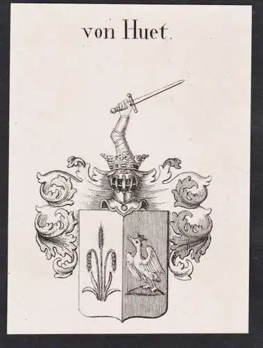 von Huet -  Wappen Adel