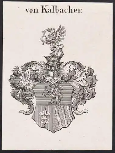 von Kalbacher -  Wappen Adel