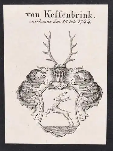 von Keffenbrink -  Wappen Adel