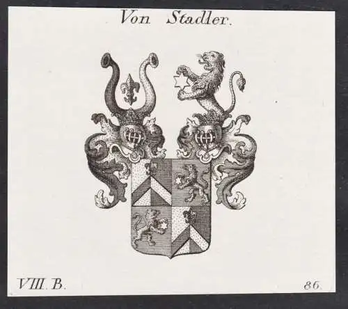 Von Stadler -  Wappen Adel