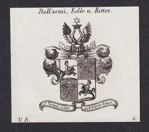 Dall'armi, Edle u. Ritter -  Wappen Adel