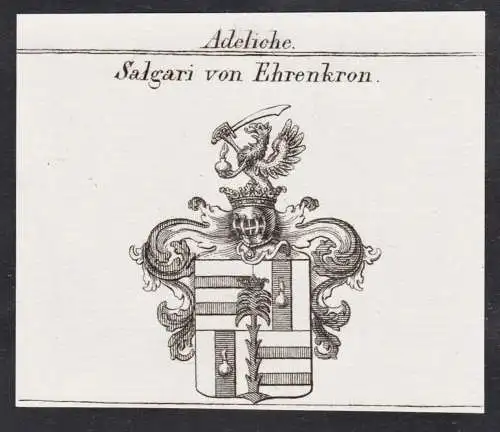 Adeliche Salgari von Ehrenkron -  Wappen Adel