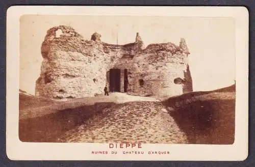 Dieppe - Ruines du Chateau d'Arques - Château d'Arques-la-Bataille Dieppe Seine-Maritime Normandie / CDV Foto