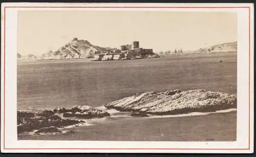 Chateau d'If (Marseille) - Château d’If Marseille France Frankreich / CDV Foto Photo vintage photograph