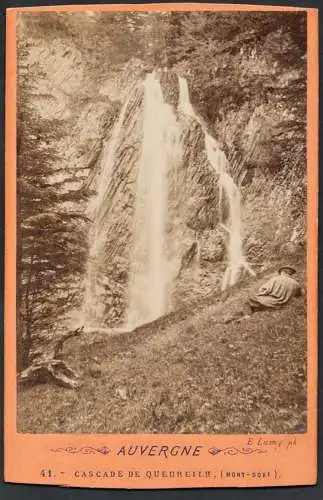 Auvergne - 41. Cascade de Quereilh (Mont-Dore) - Cascade du Queureuilh Mont-Dore Puy-de-Dôme / CDV Foto Photo