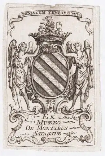 Ex Muzeo de Montibus Savassiae - Felicien Des Monts de Savasse homme de loi (1715-?) / Dauphine-Bourgogne Bigo