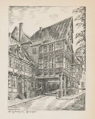 Alt Hildesheim. Pfeilerhaus.