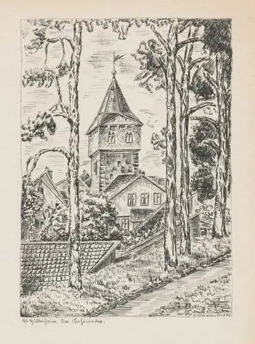Alt Hildesheim. Am Kehrwieder (Kehrwiederturm)