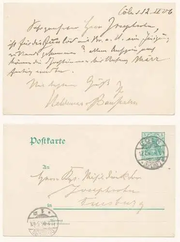Eigh. Postkarte mit  d. 12.2.06)