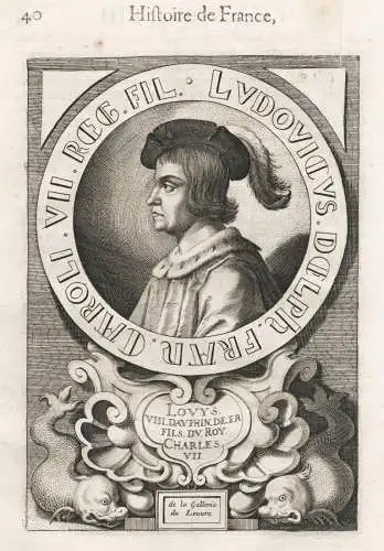 Ludovicus Delph. Fran. Caroli VII Reg. Fil. - Louis XI (1423-1483) Ludwig King of France König Frankreich Roi