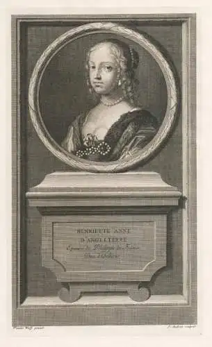 Henriette Anne d'Angleterre - Henrietta of England (1644-1670) Stuart Prinzessin England Herzogin Duchess Orle