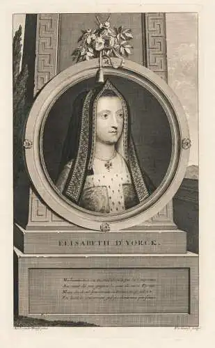 Elisabeth D'Yorck - Elizabeth of York (1466-1503) Queen of England / Königin Reine - Portrait
