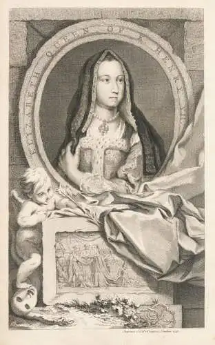 Elizabeth Queen of K. Henry VII - Elizabeth of York (1466–1503) Queen of England, Wife of Henry VII / König