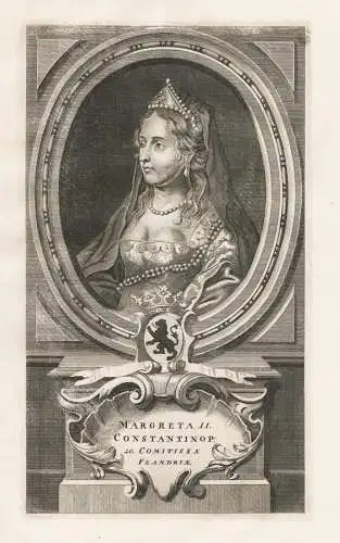 Margreta II Constantinop. 20. Comitissa Flandriae - Margaretha II van Vlaanderen (c.1202-1280) Gräfin von Fla