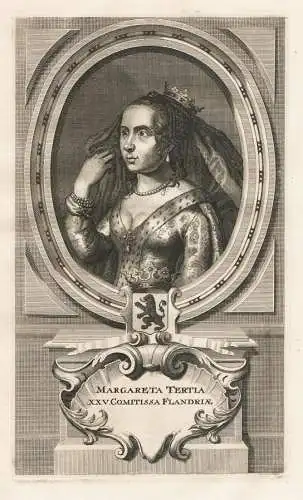 Margreta Tertia XXV Comitissa Flandriae - Margaret III, Countess of Flanders (c.1350-1405) Gräfin von Flander
