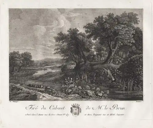 (River landscape) - Bäume Fluss Landschaft / riviere paysage