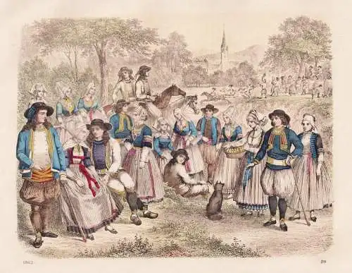 (Bauern-Wettrennen in der Bretagne) - Pferderennen horse racing / Bretagne Frankreich France