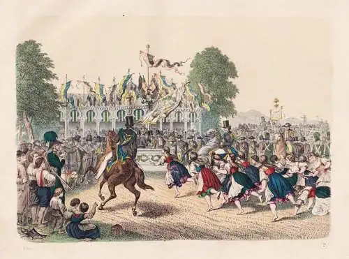 (Schäferlauf in Markgröningen) - LK Ludwigsburg Baden-Württemberg Schäfer Schafe