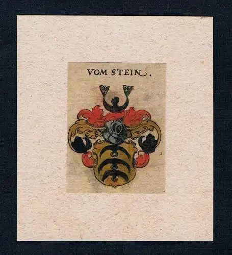 . - vom Stein Wappen Adel coat of arms heraldry Heraldik
