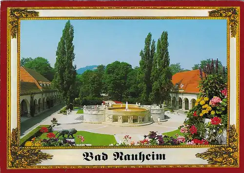 [Echtfotokarte farbig] Bad Nauheim - Hessisches Staatsbad. 
