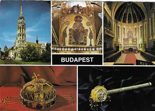 [Echtfotokarte farbig] Budapest. 