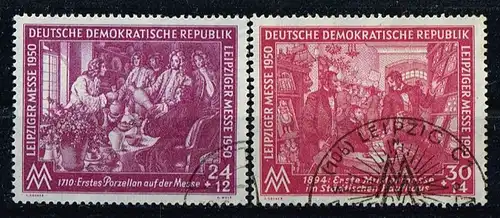 DDR Mi.Nr.248-49 gestempelt Frühjahrsmesse Leipzig
Michelwert 26 Euro