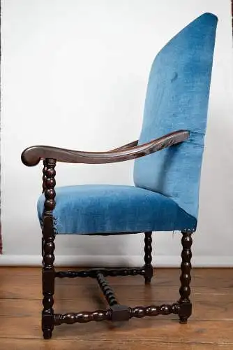 Französischer Fauteuils ca. 1860 Nussbaum