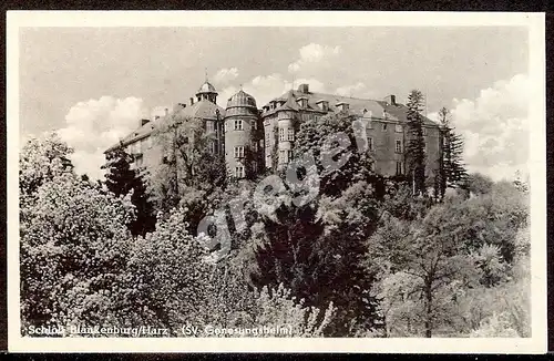 AK DDR Schloß Blankenburg Harz SV. Genesungsheim     1/21