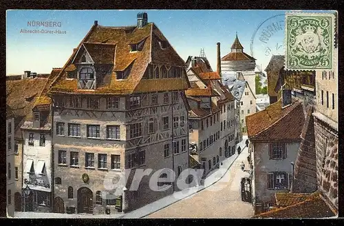 AK Deutsches Reich v. 1920 Nürnberg-Dürerhaus    3/33 