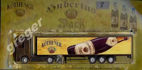 Bier- Werbetruck - LKW Biertruck Köthener Hubertus Bock Nr.3 