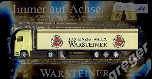 Bier-Werbetruck-LKW- Warsteiner     Nr.11
