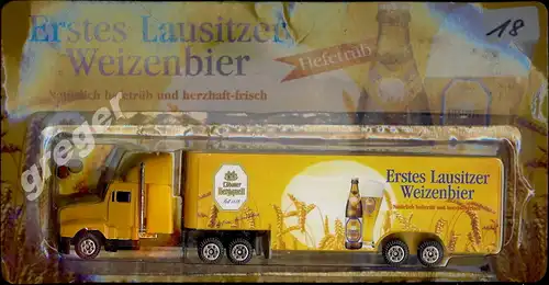 Bier-Werbetruck-LKW   erstes Lausitzer Weizenbier    Nr.18