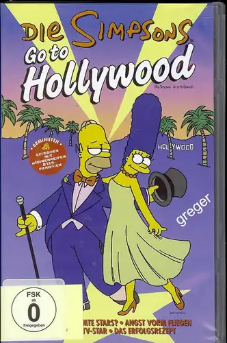 VHS Video Film-   Die Simpsons Go to Hollywood -    55
