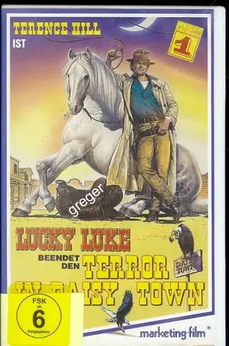 VHS Video Film-   Lucky Luke beendet den Terror in Daisy Town   62