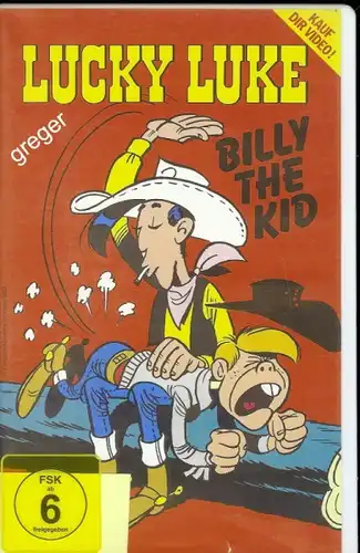 VHS Video Film-  Lucky Luke Billy the Kid     63