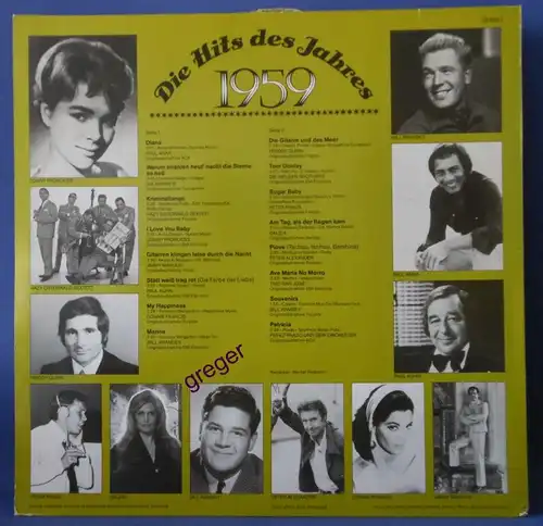 LP Die Hits des Jahres   1959  Nr.10