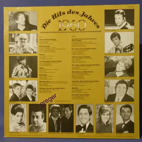 LP Die Hits des Jahres  1960  Nr.11