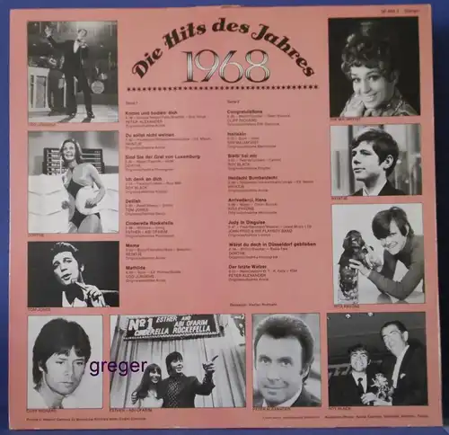 LP Die Hits des Jahres  1968  Nr.19